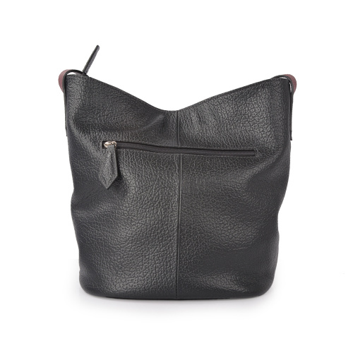 Casual Lady Genuine Bag Black Daily Bucket Bag