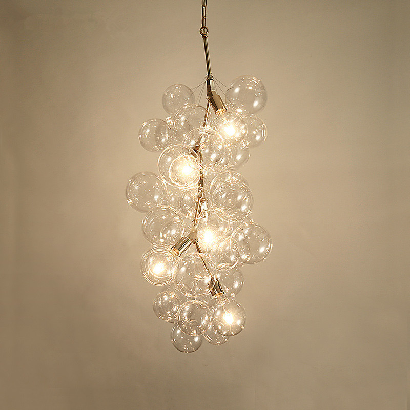 Contemporary Crystal Ceiling LightofApplicantion Modern White Pendant Lighting