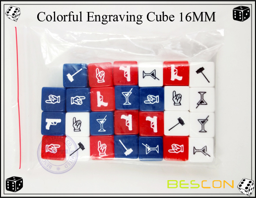 Colorful Engraving Cube-2