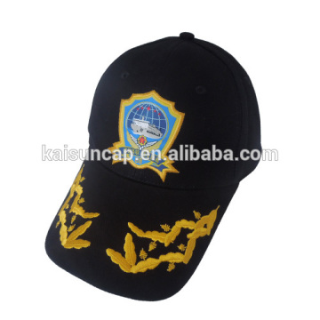 high quality woven label baseball cap
