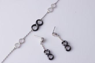 Women Infinite Series Sterling Silver Jewelry Sets Bracelet