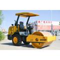 Yellow Road Roller Stock Photo