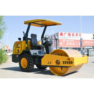 3.5ton Mechanical road roller with air conditioner