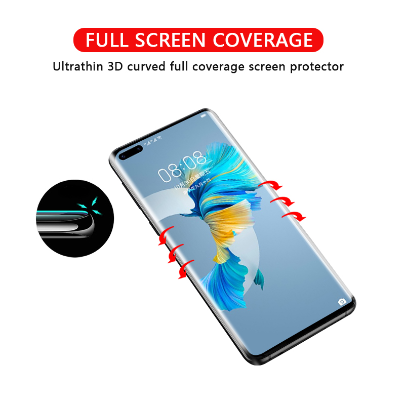 Fulltäckande skärmskydd för Huawei Mate 40 Full coverage screen protector for Huawei Mate 40