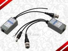 1 Pair Cctv Camera Bnc Video Balun Utp Pvd Transceiver Cctv Twisted Pair Cee-tp03
