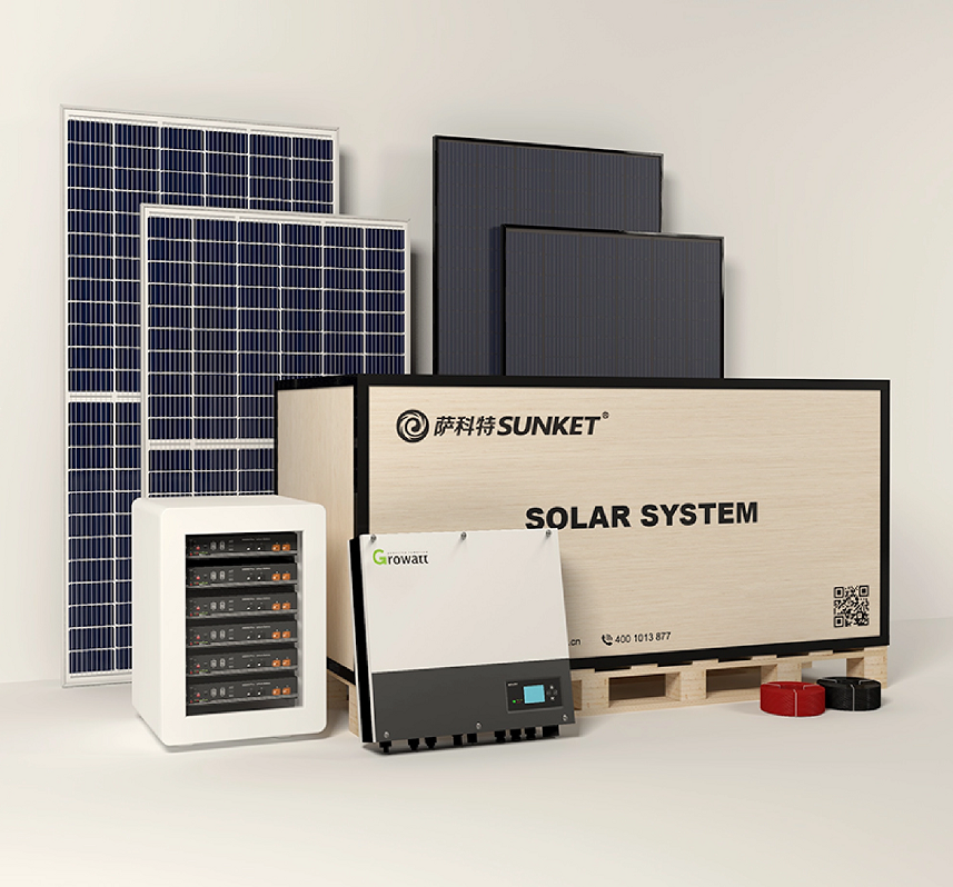 On Grid solar system 100kw Growatt Inverter