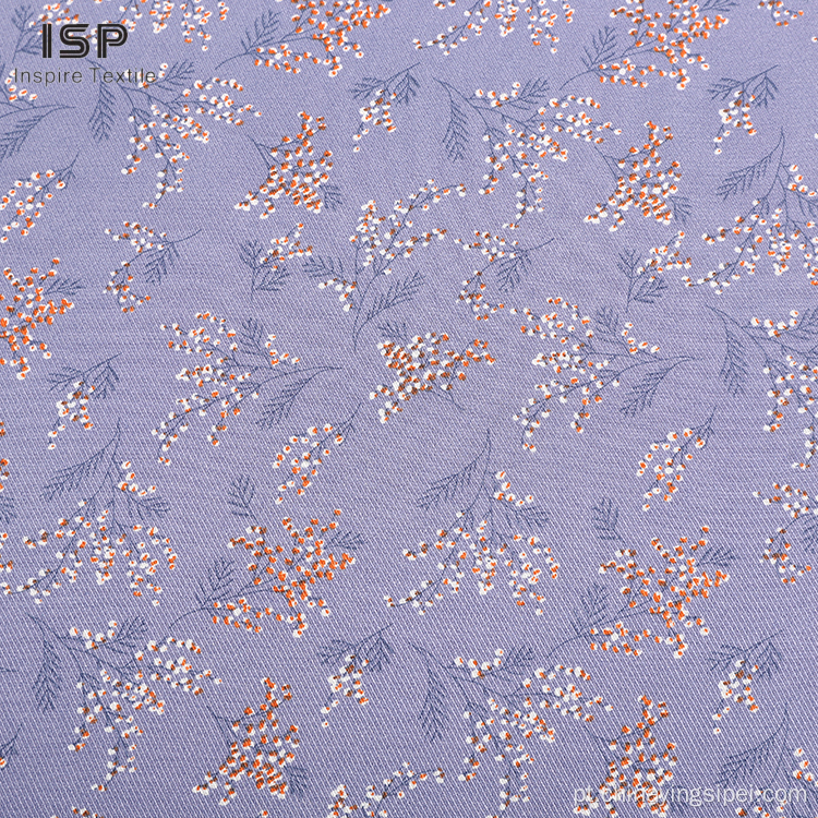 Factory Tecle Têxtil Twill Viscose Floral Rayon Fabrics