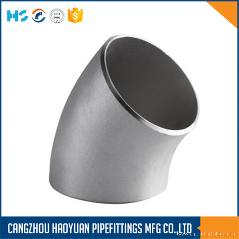 Carbon Steel Seamless Long Radius 45degree Elbow