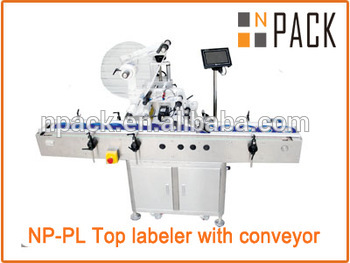 sachet labeling machine