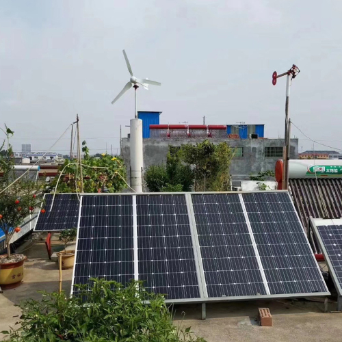 Supply 5000w wind and solar power generation system