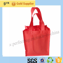 no printing 6 bottles bag wine non woven bag