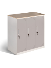 Grey Lockable Home Office Metal Storage Cabinets