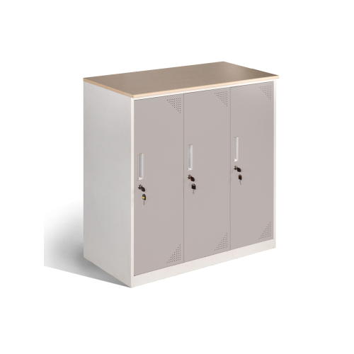 Grey Lockable Home Office Metal Storage Cabinets