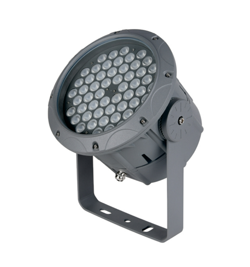 Flood light for building exterior wall