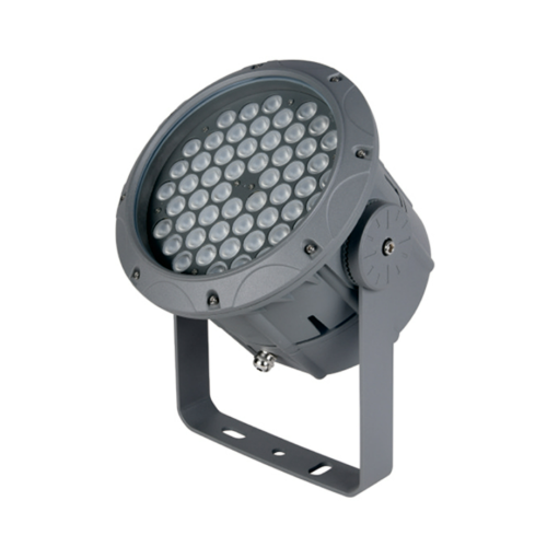 Flood light for building exterior wall