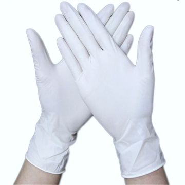 Guantes de vinilo de nitrilo estéril de látex médico desechable