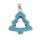 Pendentif arbre Turquoise Or / Argent