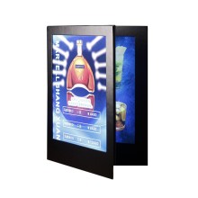 LED Backlit Menu Holder for Restaurant Window Display