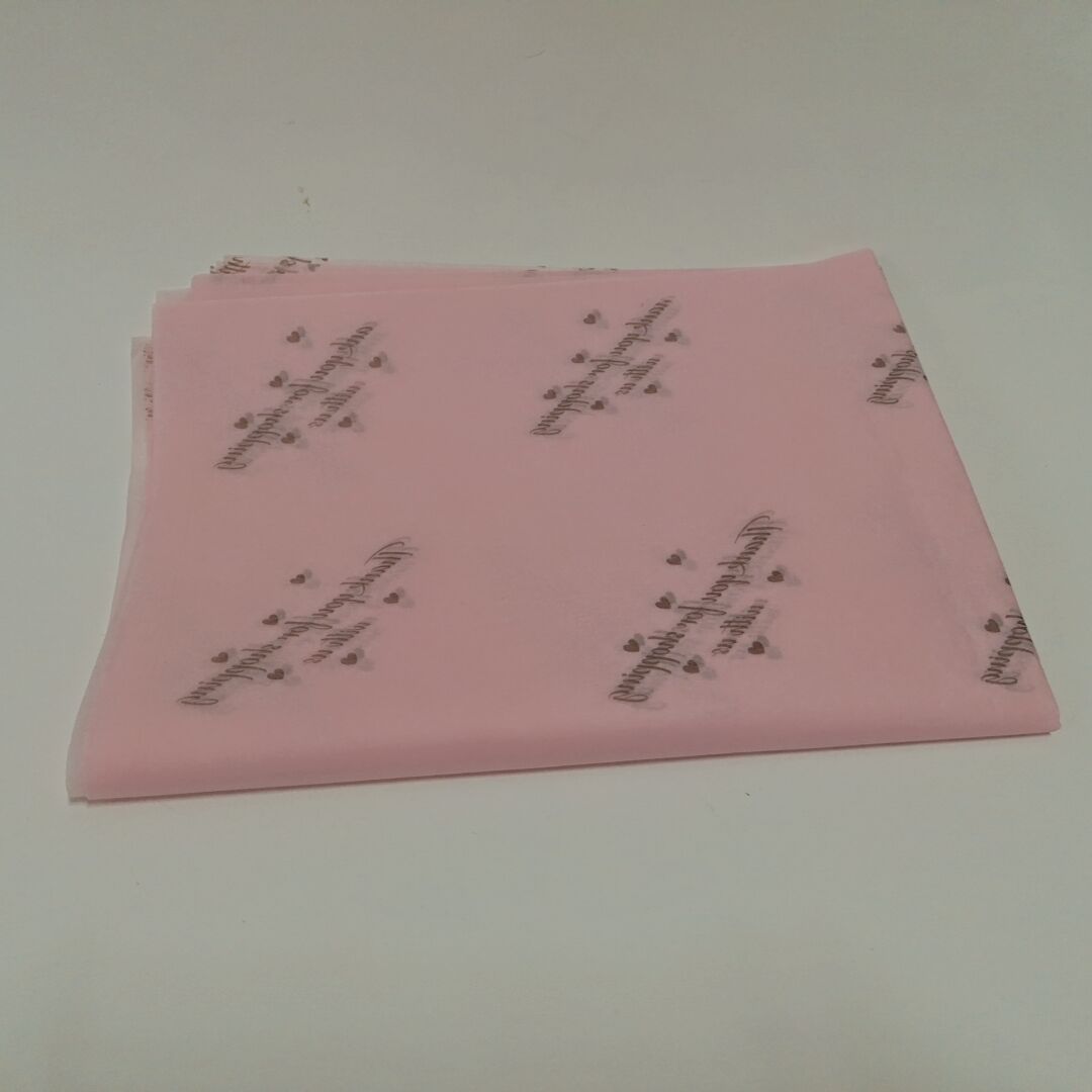 Wholesale 17gsm art wrapping tissue paper packaging with logo