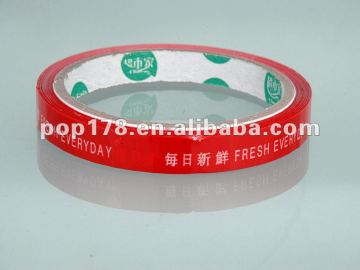 Supermarket vegatable adhesive tape