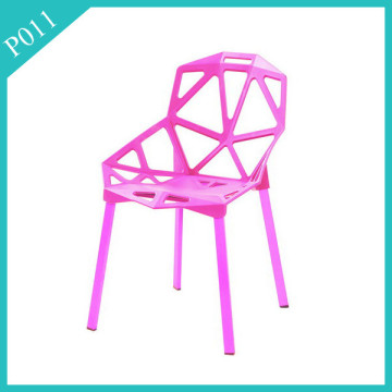 Modern Dining Metal Frame Chair Replica Chair Plastic Indoor Ourdoor Chair