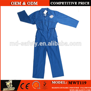 Poly Cotton Safety Coverall Used For Industrial Workwear