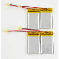 Lithium polymer rechargeable 501554 3.7v 400mah lipo battery