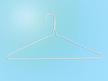 Gold Long Neck Industrial Hanger With Latex