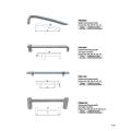 販売ステンレス鋼の家具ハンドル