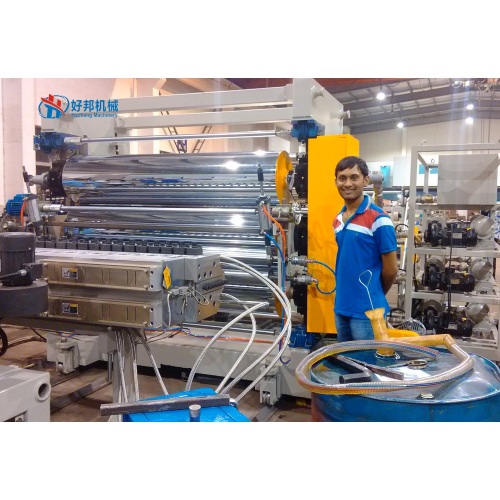 PVC sheet extrusion production line