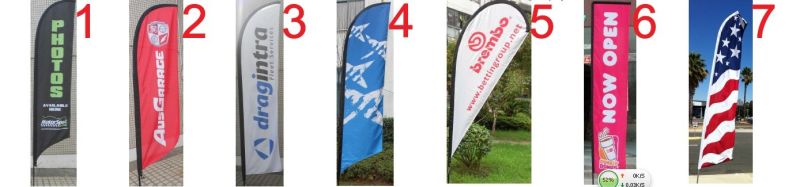 Blade Wind Advertising Feather Flag