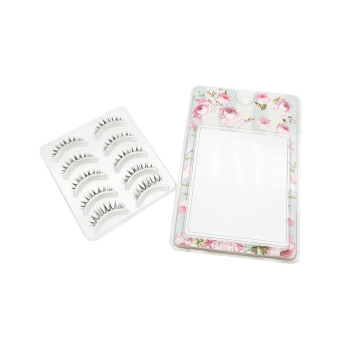 Custom Individual Plastic Eyelash Trays Packaging