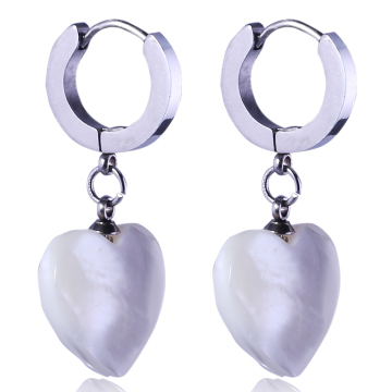 Heart Shaped Shell earrings Fashion Design Hanging Earrings