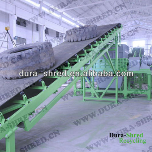 Used tires recycling machine