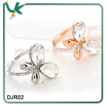 2015 HOT SELLING CRYSTAL BUTTERFLY RHINESTONE RING