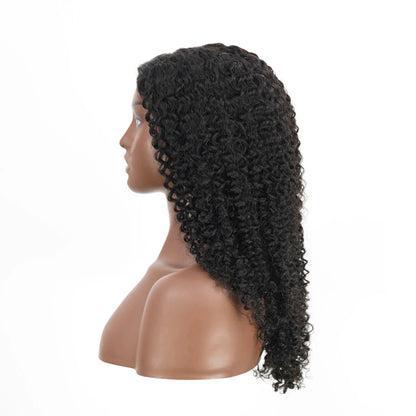 Jerry Curly V Part Human Hair Wig