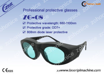 808nm Diode Laser Protective Laser Protective Eyewear / Glass Zg-08