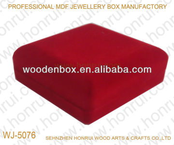 Velvet wooden bracelet box