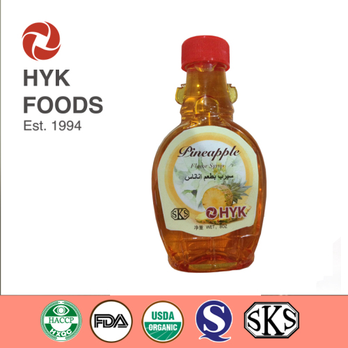 2015 New pineapple flavored honey syrup with low price but high quality, or healthy sugar free or pineapple pulp type