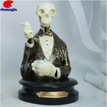 Wholesale Skull Head Sculpture,Resin Skull Sculpture