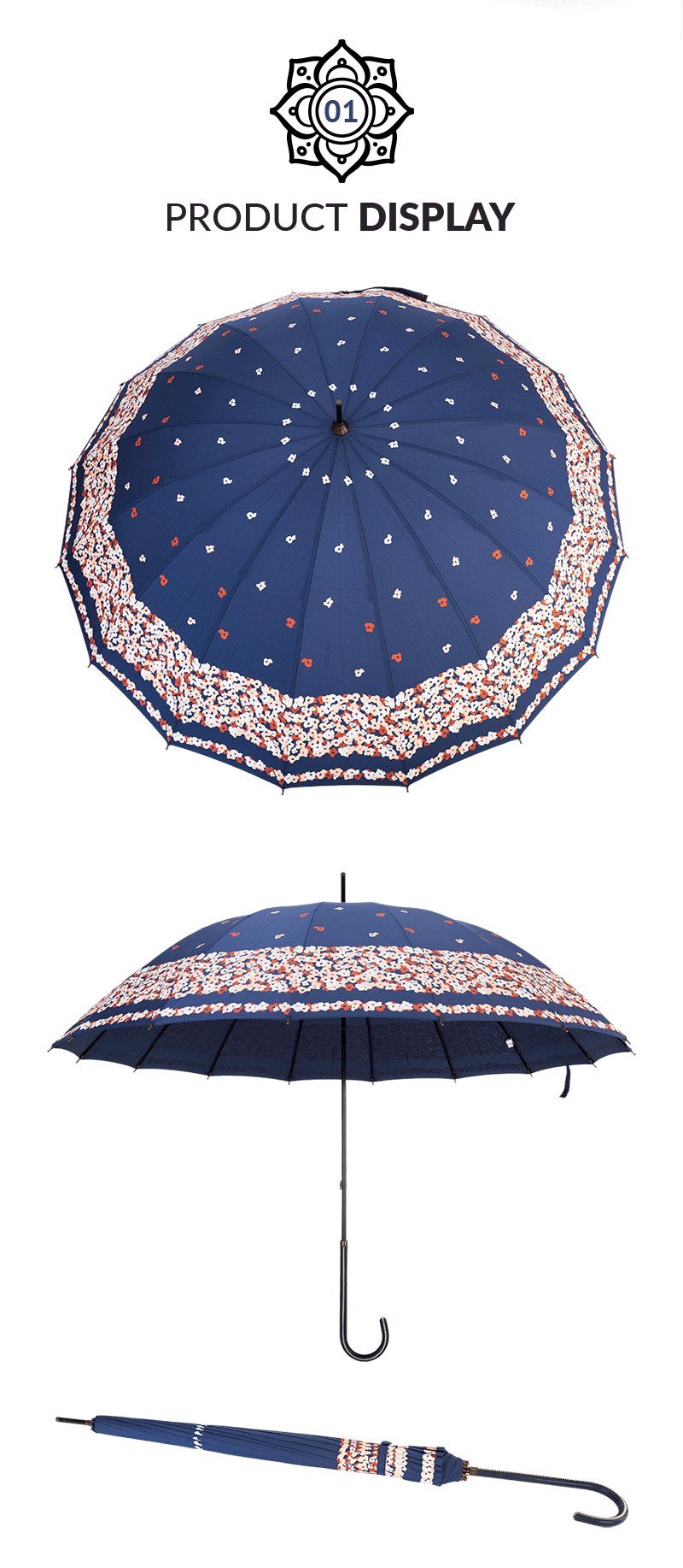 大きな女性の傘 large women's umbrella