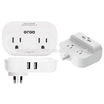 wall socket usb us,adaptor plug for us,us travel adaptor