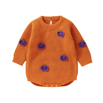 2024 Halloween Romper: Unisex Knitwear for Babies & Newborns