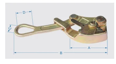 Hand Puller Wire Gripper Clamp Double Cam 8