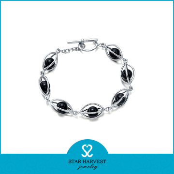 Agate AAA 925 india silver bracelet