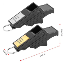 Hot Sales: Personalized Logo ABS Professional Soccer Referee Whistle for Safety