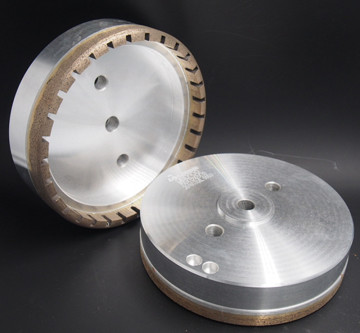 Diamond cup wheel with inner segmented