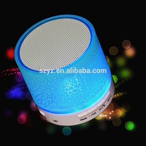 Wireless bluetooth speaker led light speaker with usb support tf card