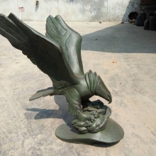 Small size bronze eagle sculpture for sale