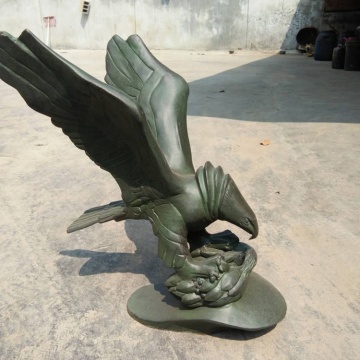 Small size bronze eagle sculpture for sale